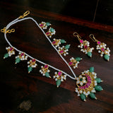 BINDIYA JADAU NECKLACE WITH EARRINGS