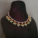 BINDIYA JADAU REVERSIBLE NECKLACE WITH EARRINGS