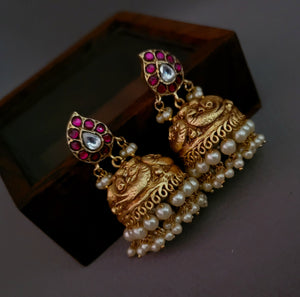 FINEST QUAITY TEMPLE EARRINGS