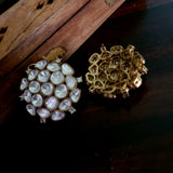 UNCUT POLKI KUNDAN DESIGNER STUDS