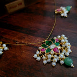 BINDIYA LOTUS NECKPIECE