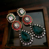 STATEMENT UNCUT POLKI EARRINGS