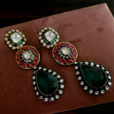 STATEMENT UNCUT POLKI EARRINGS