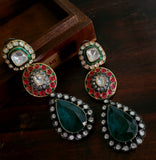 STATEMENT UNCUT POLKI EARRINGS