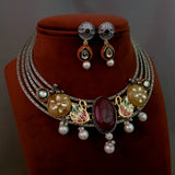 WEAR ME EXCLUSIVE DESIGNER NECKPIECE WITH EARRINGS