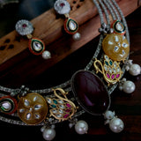 WEAR ME EXCLUSIVE DESIGNER NECKPIECE WITH EARRINGS