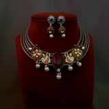 WEAR ME EXCLUSIVE DESIGNER NECKPIECE WITH EARRINGS