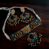 WEAR ME EXCLUSIVE DESIGNER NECKPIECE WITH EARRINGS