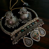 WEAR ME EXCLUSIVE DESIGNER NECKPIECE WITH EARRINGS