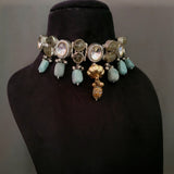 EXCLUSIVE TRIBAL SEMI PRECIOUS STONE CHOKER