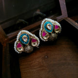 POLKI KUNDAN STUDS