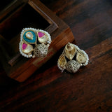 POLKI KUNDAN STUDS