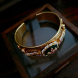 EXCLUSIVE DESIGNER STONE BANGLE (ADJUSTABLE)