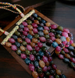 MULTI COLOR FIVE LAYER SEMI PRECIOUS STONE STRING