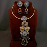 WEAR ME EXCLUSIVE TRIBAL FUSION NECKPIECE WITH EARRINGS