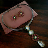 VICTORIAN FUSION CHOKER WITH EARRINGS