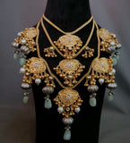 HANDMADE GOLD PLATED MULTI LAYER NECKLACE