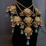 HANDMADE GOLD PLATED MULTI LAYER NECKLACE