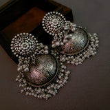 REAL SILVER PLATED DESIGNER JHUMKAAS