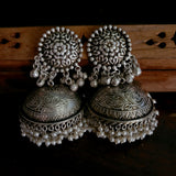 REAL SILVER PLATED DESIGNER JHUMKAAS