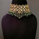 DESIGNER POLKI KUNDAN CHOKER WITHOUT EARRINGS