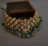 DESIGNER POLKI KUNDAN CHOKER WITHOUT EARRINGS