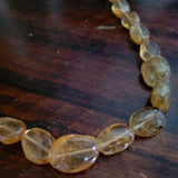 REAL CITRINE SEMI PRECIOUS STRING