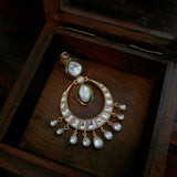 FINEST QUALITY KUNDAN CHAAND BALI