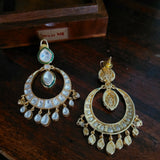 FINEST QUALITY KUNDAN CHAAND BALI