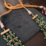 FINEST QUALITY JADAU NECKLACE WITH EARRINGS