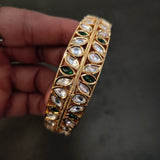 FINEST QUALITY KUNDAN BANGLE (OPENABLE)