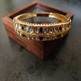 FINEST QUALITY KUNDAN BANGLE (OPENABLE)