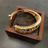 FINEST QUALITY KUNDAN BANGLE (OPENABLE)