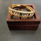 FINEST QUALITY KUNDAN BANGLE (OPENABLE)
