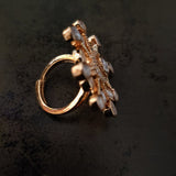 FINEST QUALITY ADJUSTABLE KUNDAN RING
