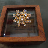 FINEST QUALITY ADJUSTABLE KUNDAN RING