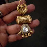 FINEST QUALITY POLKI KUNDAN EARRINGS