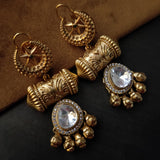 FINEST QUALITY POLKI KUNDAN EARRINGS