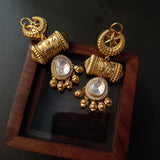 FINEST QUALITY POLKI KUNDAN EARRINGS