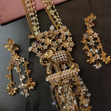 EXCLUSIVE HANDMADE ELEPHANT NECKPIECE WITH SEMI PRECIOUS STONES