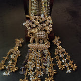 EXCLUSIVE HANDMADE ELEPHANT NECKPIECE WITH SEMI PRECIOUS STONES