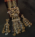 EXCLUSIVE HANDMADE ELEPHANT NECKPIECE WITH SEMI PRECIOUS STONES
