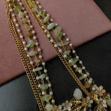 EXCLUSIVE HANDMADE ELEPHANT NECKPIECE WITH SEMI PRECIOUS STONES