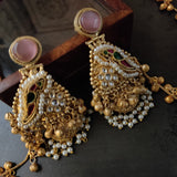 DESIGNER HANDMADE TEMPLE EARRINGS
