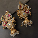 DESINGER HANDMADE TEMPLE EARRINGS