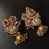 DESINGER HANDMADE TEMPLE EARRINGS