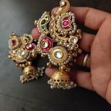 DESINGER HANDMADE TEMPLE EARRINGS