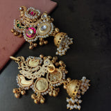 DESINGER HANDMADE TEMPLE EARRINGS