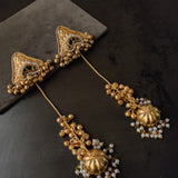 DESINGER HANDMADE TEMPLE EARRINGS