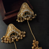DESINGER HANDMADE TEMPLE EARRINGS